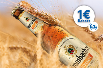 Krombacher Weizen Rabattaktion 1 Euro - KW 30 und 31 in 2026